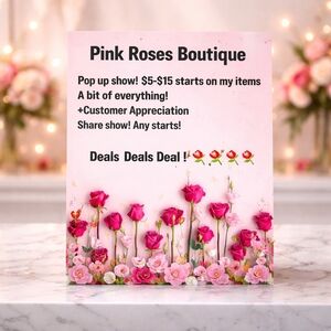 Coming soon! Pop 🎉 UP SHOW! sprinkle of everything!  Sharing some of your too!